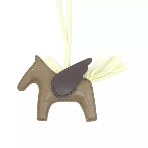 Authentic HERMES Rodeo Pegasus Bag Charm PM 083010CA #260-007-051-5169 - Picture 5 of 5